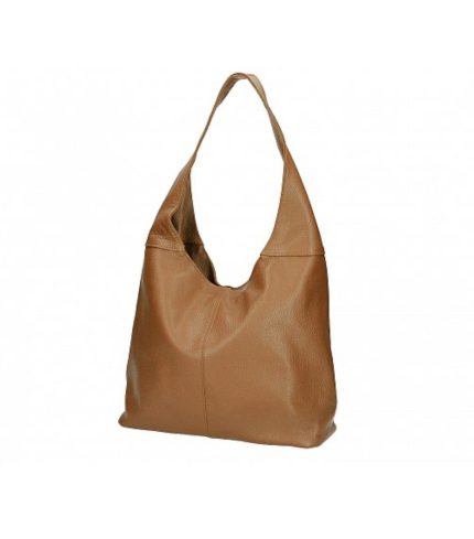 Borsa in pelle morbida con manico